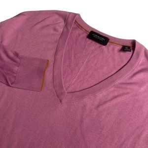 Scotch & Soda XL Pink V Neck‎ Sweater Long Sleeve SOFT